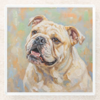 Französische Bulldogge Art Untersetzer