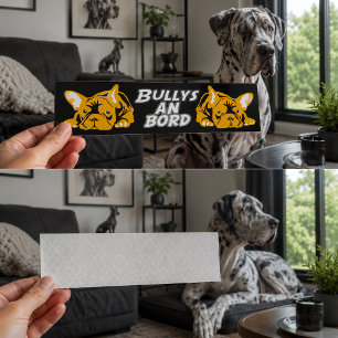 Französische Bulldogge Auto Deluxe modern Autoaufkleber