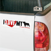 Französische Bulldogge Autoaufkleber (Auf Lkw)