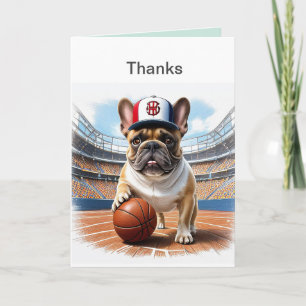 Französische Bulldogge Basketball Bulldog Vatertag Einladung