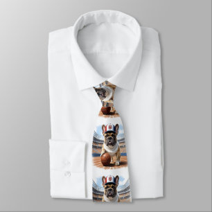 Französische Bulldogge Basketball Bulldog Vatertag Krawatte