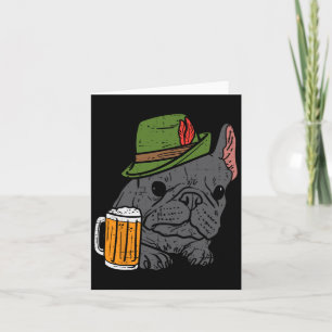 Französische Bulldogge Bayerischer Frenchie Hund  Karte