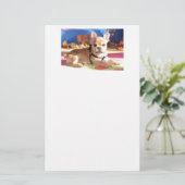 Französische Bulldogge Briefpapier (Stehend Vorderseite)