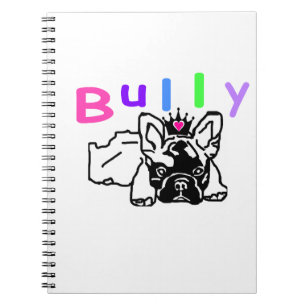 Französische Bulldogge Bully French Bulldog Notizblock