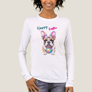 Französische Bulldogge Bunny Ostern Bulldogge Tri-Blend Shirt
