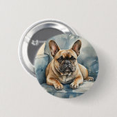 Französische Bulldogge Button (Vorne & Hinten)