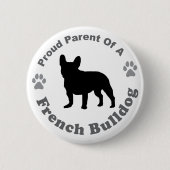 Französische Bulldogge Button (Vorderseite)