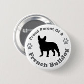Französische Bulldogge Button (Vorne & Hinten)