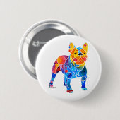 Französische Bulldogge Button (Vorne & Hinten)