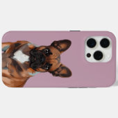 Französische Bulldogge Cartoon French Bulldog Case-Mate iPhone Hülle (Rückseite (Horizontal))