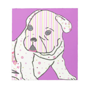 Französische Bulldogge Cartoon French Bulldog Notizblock