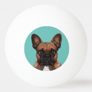 Französische Bulldogge Cartoon French Bulldog Tischtennisball