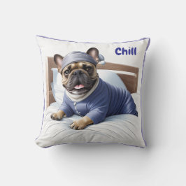  Französische Bulldogge chill Kissen