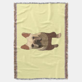 Französische Bulldogge Decke (Vorderseite Vertikal)