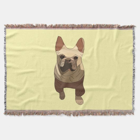 Französische Bulldogge Decke (Vorderseite)