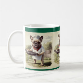 französische Bulldogge  der Grillmeister  Kaffeetasse