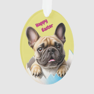 Französische Bulldogge Ei Ostern French Bulldog Ornament