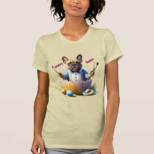 Französische Bulldogge Ei Ostern French Bulldog T-Shirt