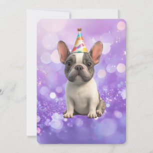 Französische Bulldogge Einladungskarte