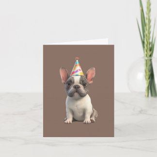 Französische Bulldogge Einladungskarte