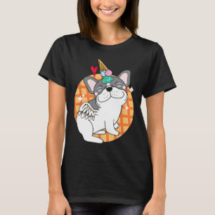 Französische Bulldogge Eis Frenchie Geburtstag T-Shirt