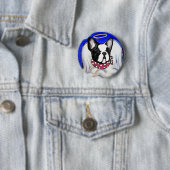 Französische Bulldogge Engel Button (Beispiel)