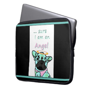 Französische Bulldogge Engel French Bulldog Laptopschutzhülle