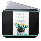 Französische Bulldogge Engel French Bulldog Laptopschutzhülle (Vorderseite)