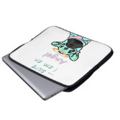 Französische Bulldogge Engel French Bulldog Laptopschutzhülle (Vorne Knopf)