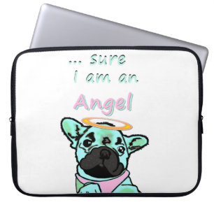 Französische Bulldogge Engel French Bulldog Laptopschutzhülle