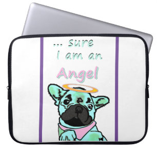 Französische Bulldogge Engel French Bulldog Laptopschutzhülle