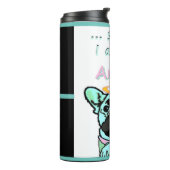 Französische Bulldogge Engel French Bulldog Thermosbecher (Nach links gedreht)