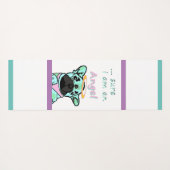 Französische Bulldogge Engel Yogamatte (Rückseite (Horizontal))