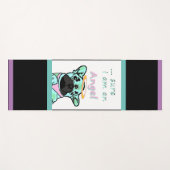 Französische Bulldogge Engel Yogamatte (Vorderseite (Horizontal))