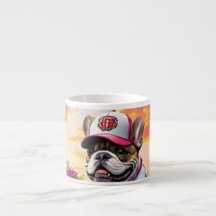 Französische Bulldogge Fahrrad French Bulldog Espressotasse