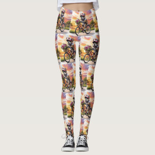 Französische Bulldogge Fahrrad French Bulldog Leggings