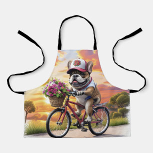 Französische Bulldogge Fahrrad French Bulldog Schürze