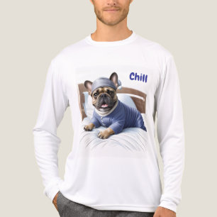 Französische Bulldogge Festival Sleep Day Bulldog Tri-Blend Shirt
