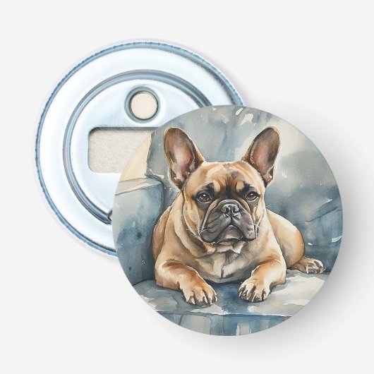 Französische Bulldogge Flaschenöffner (Vorderseite)