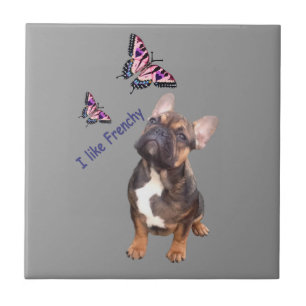 Französische Bulldogge Fliese