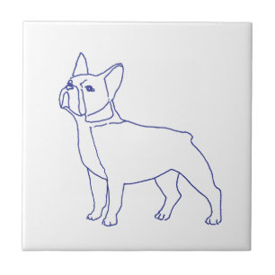 Französische Bulldogge Fliese