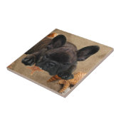 Französische Bulldogge Fliese (Seite)