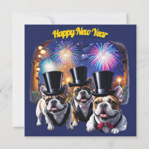 Französische Bulldogge Frack French Bulldog Neujah Save The Date