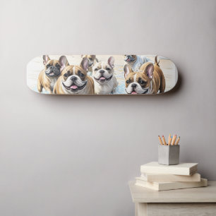 Französische Bulldogge Französische Bulldogge Pack Skateboard