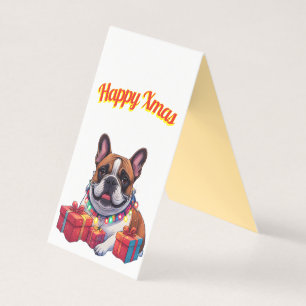 Französische Bulldogge French Bulldog Lichterkette