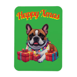 Französische Bulldogge French Bulldog Lichterkette Magnet