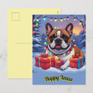 Französische Bulldogge French Bulldog Weihnachten