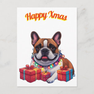 Französische Bulldogge French Bulldog Weihnachten 
