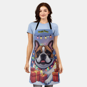 Französische Bulldogge French Bulldog Weihnachten  Schürze