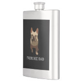 Französische Bulldogge, Frenchie Dad Flachmann (Links)